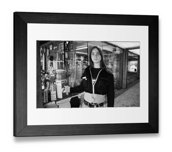 Framed Print : Unemployed or without an apprenticeship after leaving school was not uncommon in the 1970s