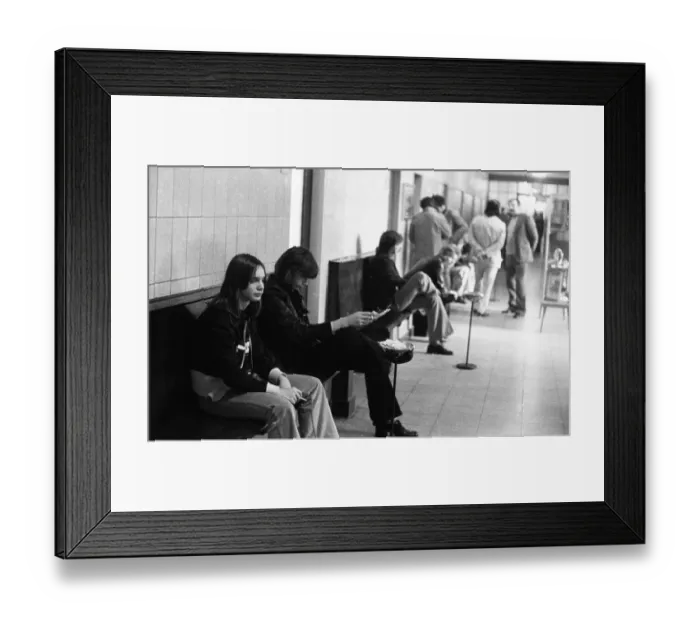 Framed Print : Unemployed or without an apprenticeship after leaving school was not uncommon in the 1970s