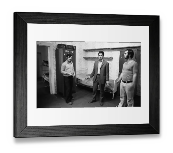 Framed Print : The rent profiteering with guest workers in the district according to a tried and tested pattern