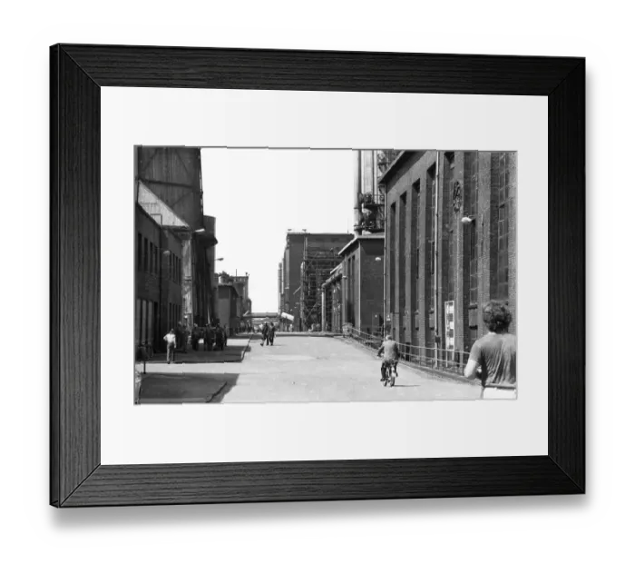 Framed Print : The Hansa colliery in Dortmund from the colliery's coking plant with a view of the colliery grounds on 14 Framed Print : The Hansa colliery in Dortmund from the colliery's coking plant with a view of the colliery grounds on 14