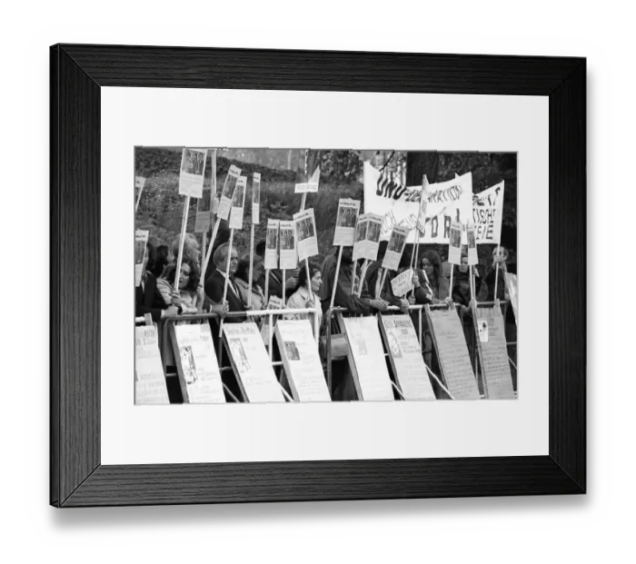 Framed Print : Protests by the Society for Human Rights