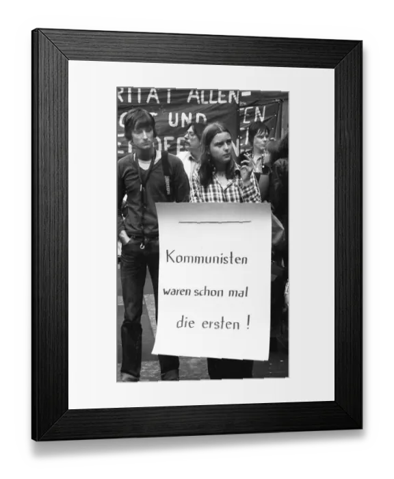 Framed Print : The Dortmund Regional Court's court hearing against train conductor Hans-Juergen Langmann was accompanied by