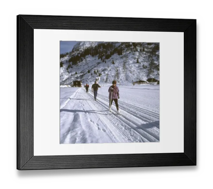 Framed Print : AUT, Austria, Gasteiner Tal: Winter in the Gasteiner Tal