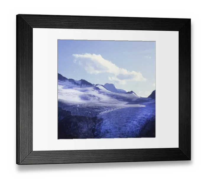 Framed Print : AUT, Austria, Venediger Group: The Grossvenediger is the highest mountain in the Hohe Tauern
