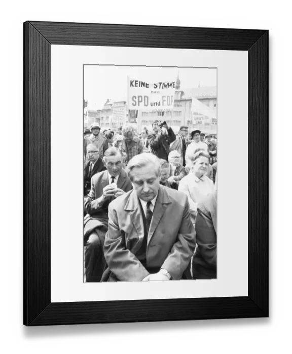 Framed Print : Personalities from politics, business and culture from the years 1965-71 Framed Print : Personalities from politics, business and culture from the years 1965-71