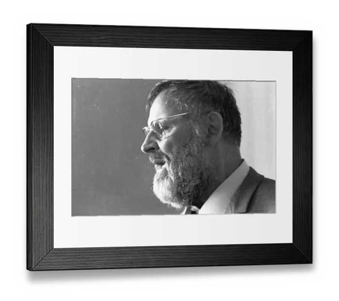 Framed Print : Personalities from politics, business and culture from the years 1965-71