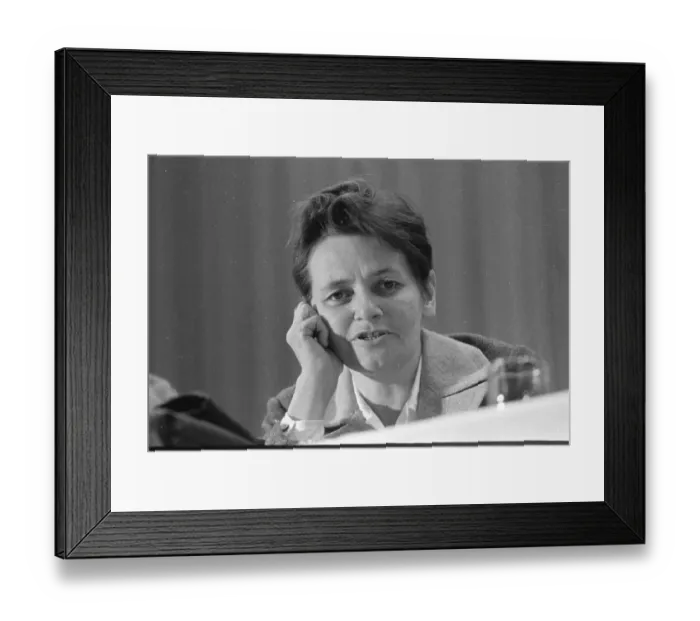 Framed Print : Personalities from politics, business and culture from the years 1965-71