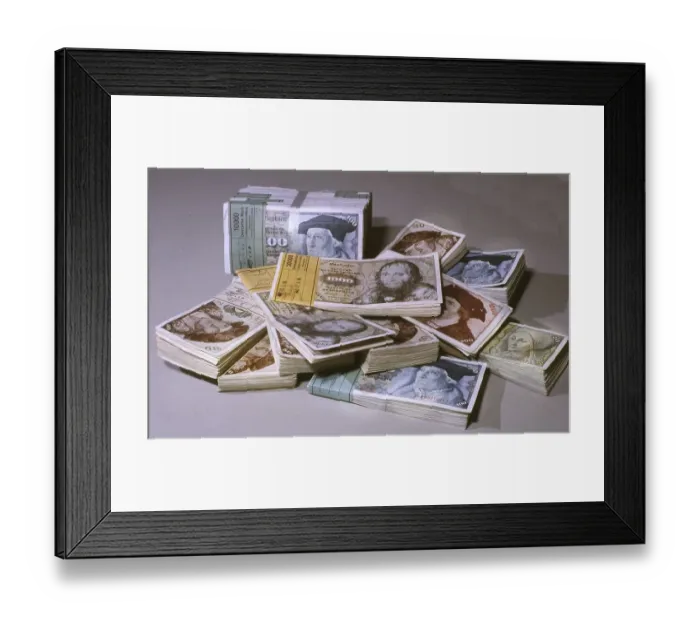 Framed Print : DEU, Germany: Historical slides from the 84-85 r years