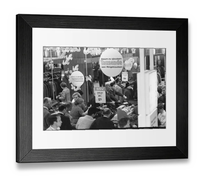 Framed Print : DEU, Germany, Dortmund: Personalities from politics