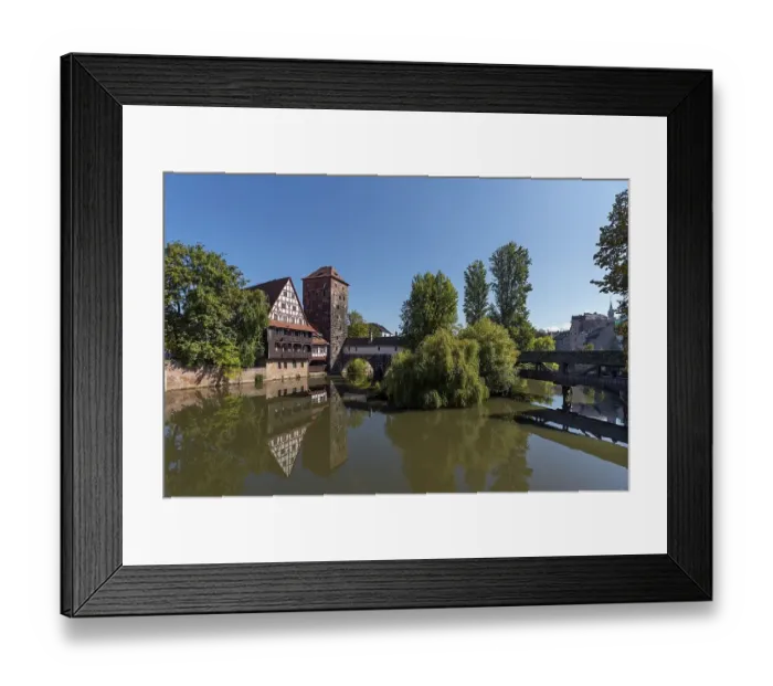 Framed Print : View of the former Weinstadel, water tower