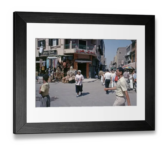 Framed Print : People, Chan el-Chalili bazaar Framed Print : People, Chan el-Chalili bazaar