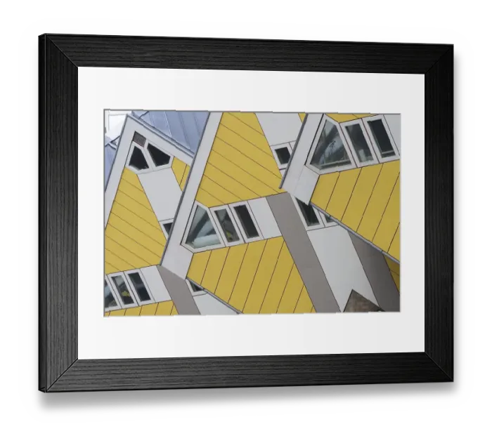Framed Print : Cube Houses, Rotterdam, Zuid-Holland, Netherlands