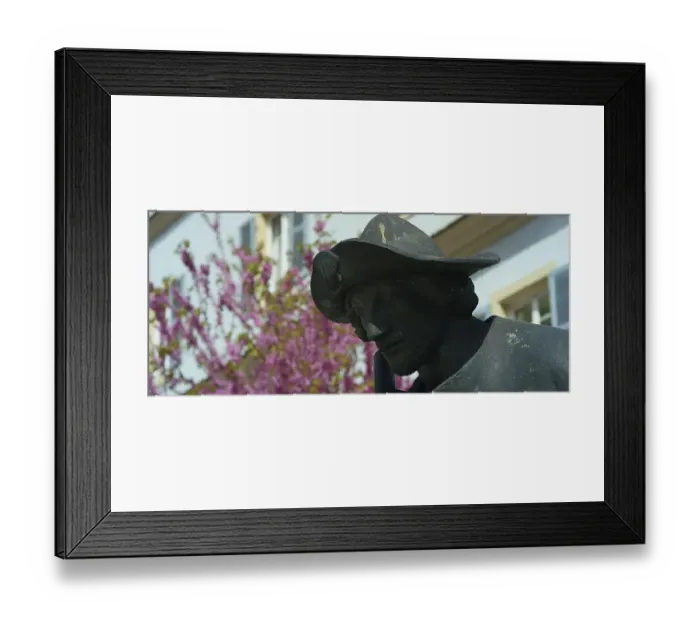 Framed Print : Statue pilgrims in Speyer, Germany, Europe Framed Print : Statue pilgrims in Speyer, Germany, Europe