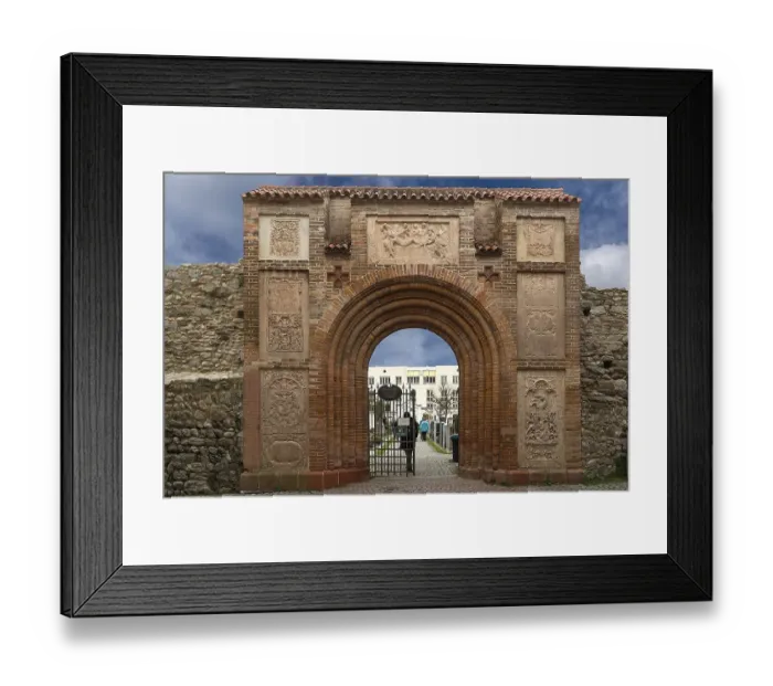 Framed Print : Cemetery portal at the old town cemetery Framed Print : Cemetery portal at the old town cemetery