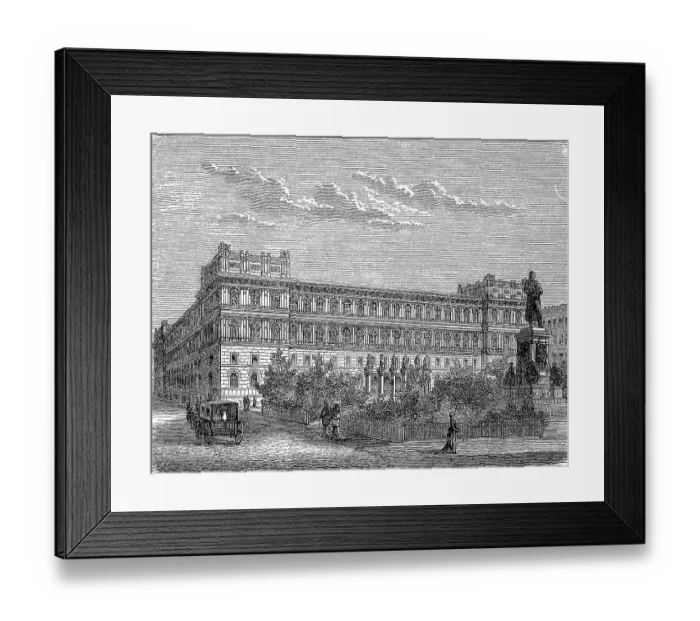 Framed Print : The Academy of Fine Arts in Vienna, c Framed Print : The Academy of Fine Arts in Vienna, c