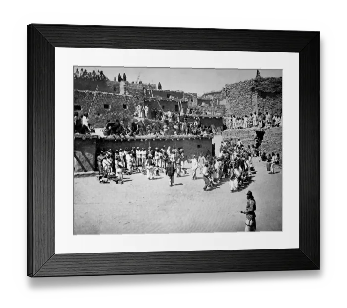 Framed Print : In a pueblo, village of the Zuni Indians in the state of Arizona Framed Print : In a pueblo, village of the Zuni Indians in the state of Arizona