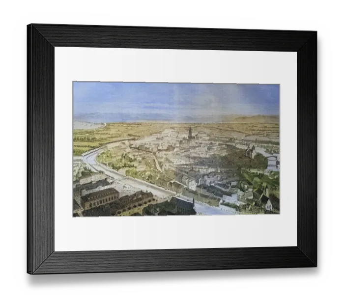 Framed Print : Strasbourg, October 1870, illustrated war history