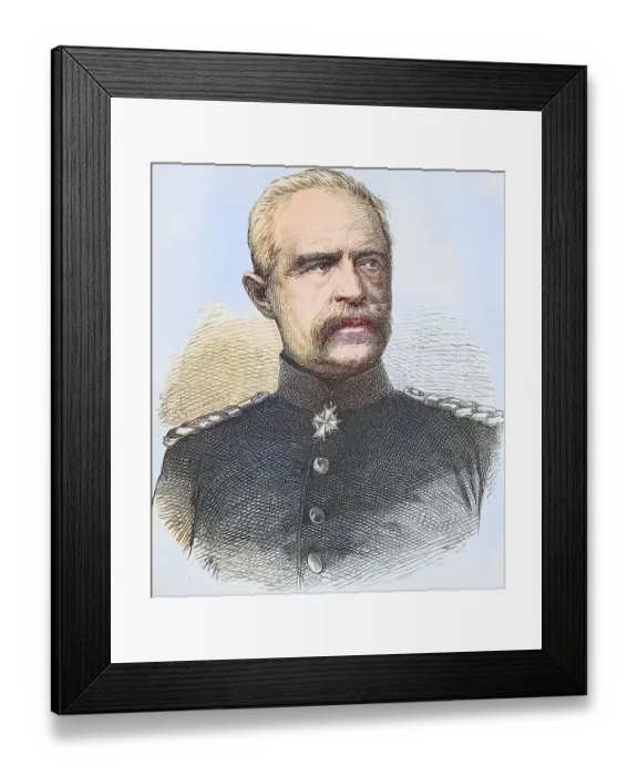 Framed Print : General von Bonin, Governor General of Lorraine