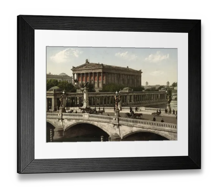 Framed Print : National Gallery and Peace Bridge in Berlin Framed Print : National Gallery and Peace Bridge in Berlin