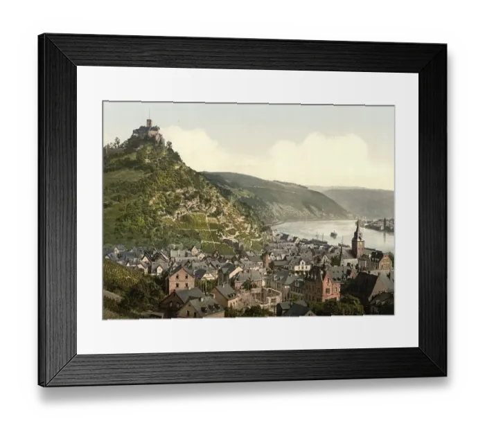 Framed Print : Braubach and the Marksburg on the Rhine