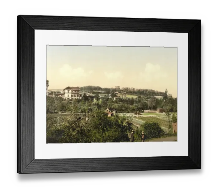 Framed Print : Cyriaxburg near Erfurt in Thuringia