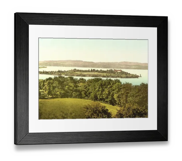 Framed Print : Mainau Island in Lake Constance Framed Print : Mainau Island in Lake Constance