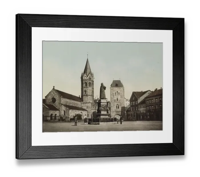 Framed Print : Karlsplatz and Luther Monument in Eisenach Framed Print : Karlsplatz and Luther Monument in Eisenach