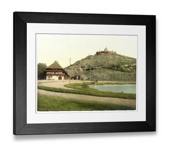 Framed Print : The Lauterberg with a Black Forest House