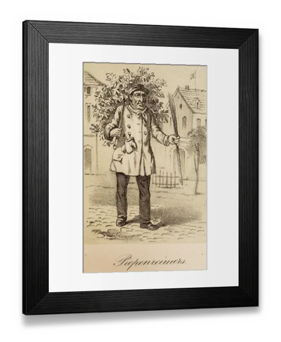 Framed Print : Funny old Hamburg, Piepenreimers Framed Print : Funny old Hamburg, Piepenreimers