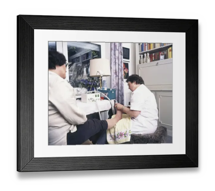 Framed Print : Various photos from the field of medicine