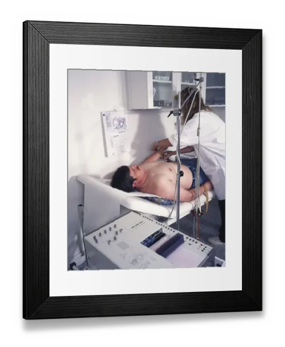 Framed Print : Preventive care in a GP practice Framed Print : Preventive care in a GP practice