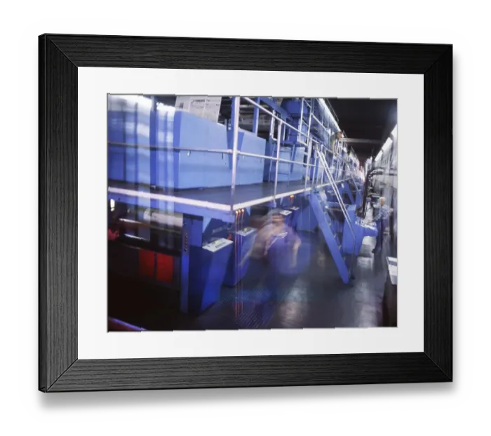 Framed Print : DEU, Germany: Historical slides from the 84-85 r years