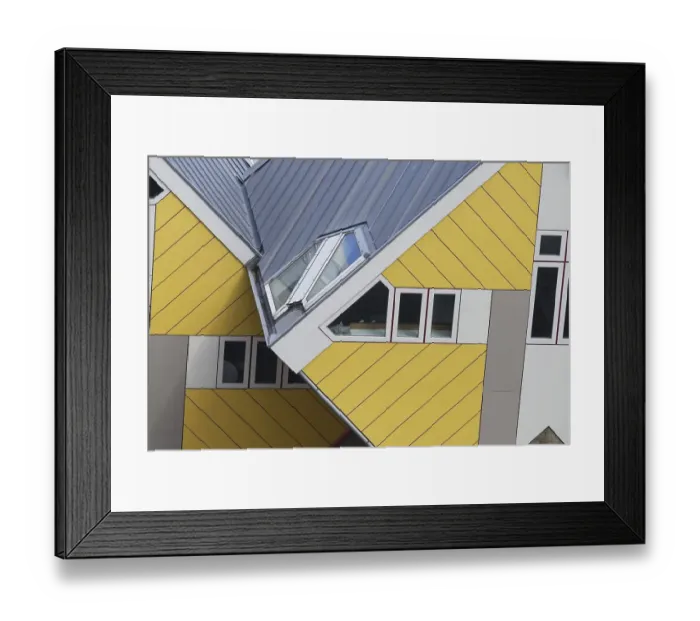 Framed Print : Cube Houses, Rotterdam, Zuid-Holland, Netherlands