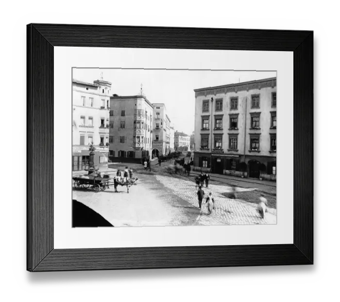 Framed Print : Ludwigsplastz and Kaiserstrasse