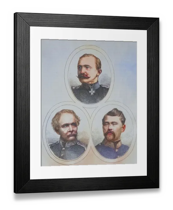 Framed Print : Julius Hartwig Friedrich von Hartmann