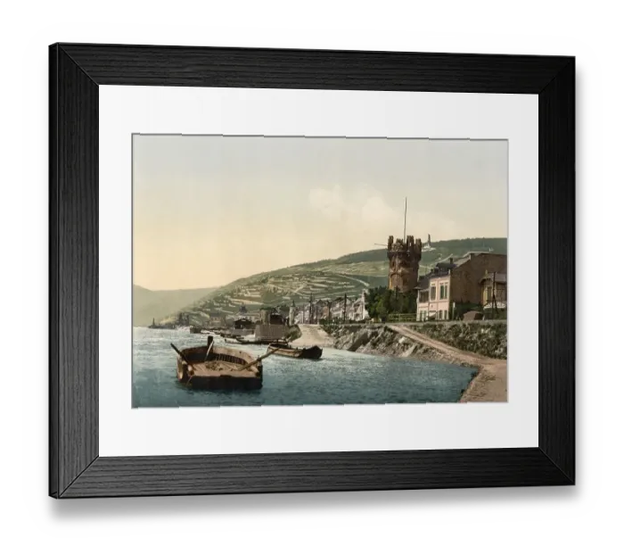 Framed Print : Adlerturm and Niederwald near Ruedesheim am Rhein Framed Print : Adlerturm and Niederwald near Ruedesheim am Rhein