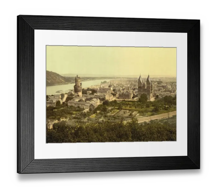 Framed Print : Andernach am Rhein, Rhineland-Palatinate
