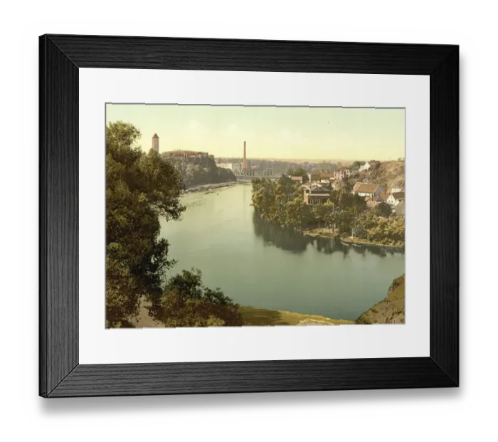 Framed Print : The Saale Valley and the Giebichenstein Ruin near Halle in Saxony-Anhalt Framed Print : The Saale Valley and the Giebichenstein Ruin near Halle in Saxony-Anhalt