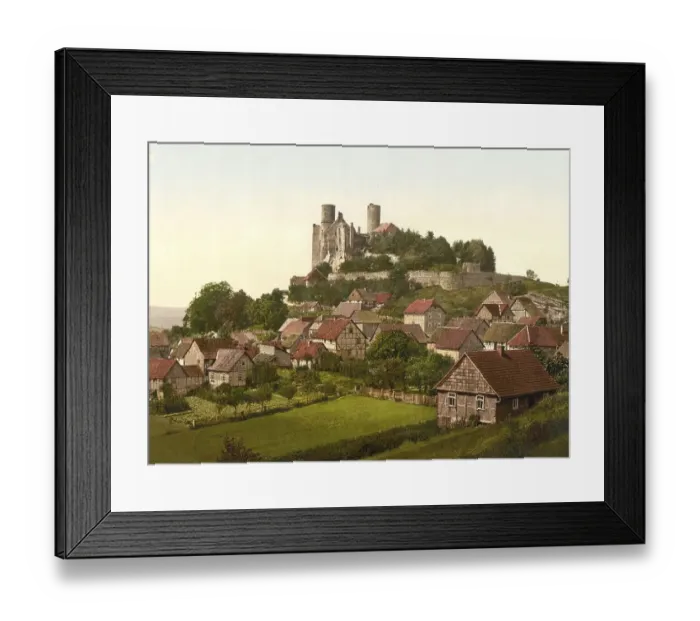 Framed Print : The ruins of Hanstein in the district of Eichsfeld in Thuringia Framed Print : The ruins of Hanstein in the district of Eichsfeld in Thuringia