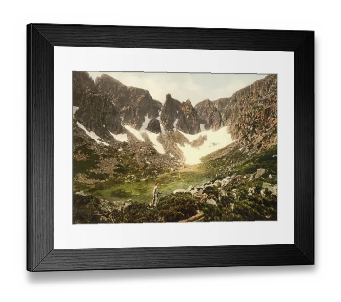 Framed Print : Landscape in the KrkonoTe Mountains