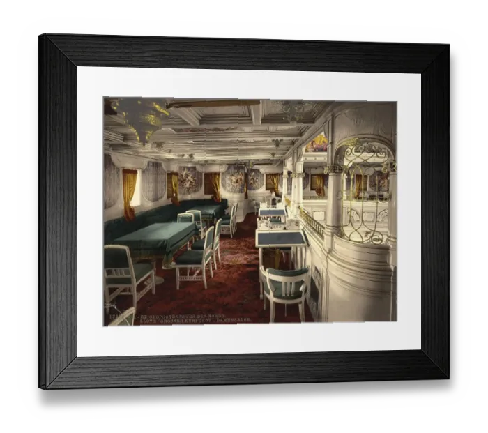 Framed Print : Ladies salon in the Grosser Kurfuerst