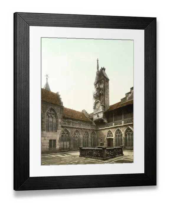 Framed Print : The Wittelsbacher Hof, National Museum in Nuremberg