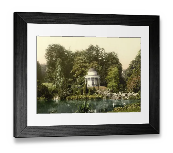 Framed Print : Pavilion in the Park of Kassel