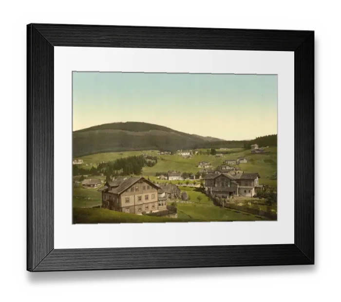 Framed Print : Spindleruv Mlyn, a town in the KrkonoTe Mountains