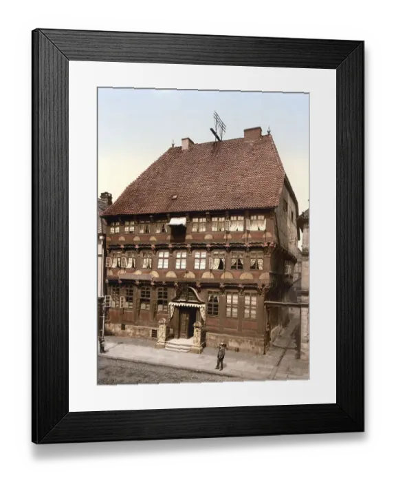 Framed Print : The Collegiate House in Hamelin