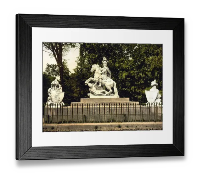 Framed Print : Lazienki, King Sobieski's monument