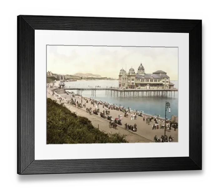 Framed Print : Pier and pavilion, Colwyn Bay, Bae Colwyn Framed Print : Pier and pavilion, Colwyn Bay, Bae Colwyn