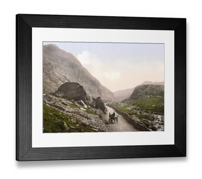 Framed Print : The Llanberis Pass, Bwlch Llanberis