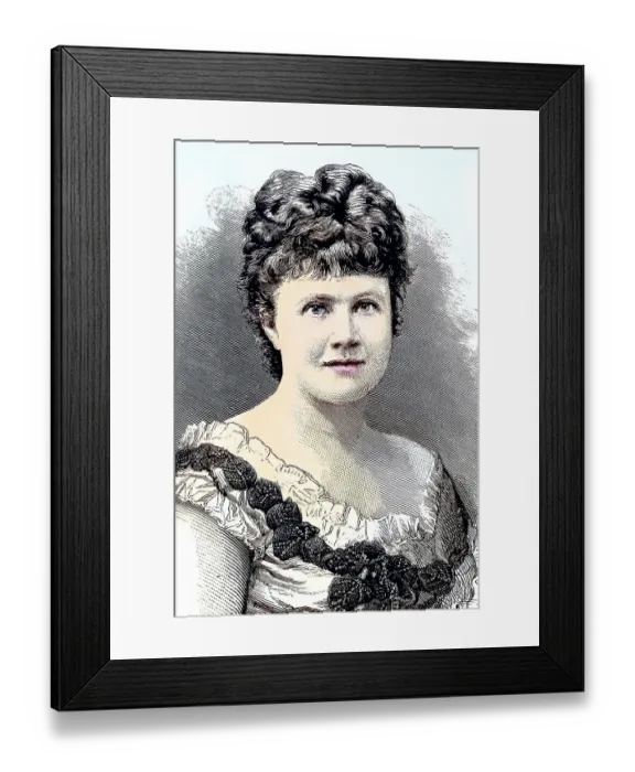 Framed Print : Princess Elisabeth Pauline Ottilie Luise zu Wied VA