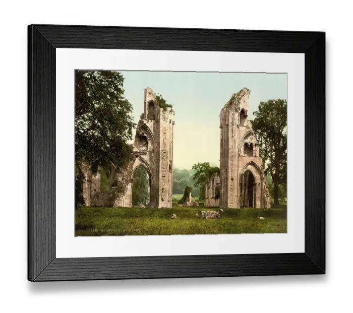Framed Print : Glastonbury Abbey is a former Benedictine abbey near Glastonbury in the county of Somerset